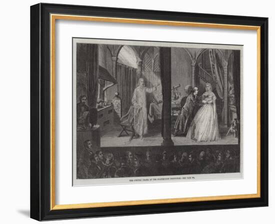 The Spectre Drama at the Polytechnic Institution-null-Framed Giclee Print