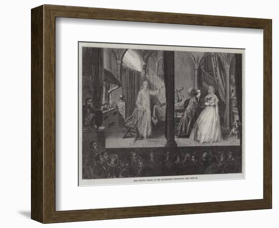 The Spectre Drama at the Polytechnic Institution-null-Framed Giclee Print