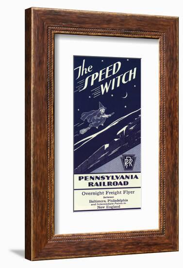 The Speed Witch-null-Framed Art Print