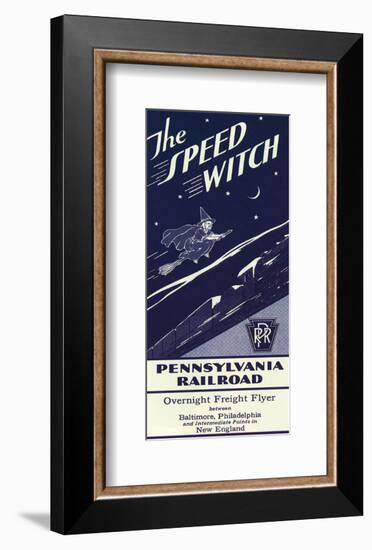 The Speed Witch-null-Framed Art Print