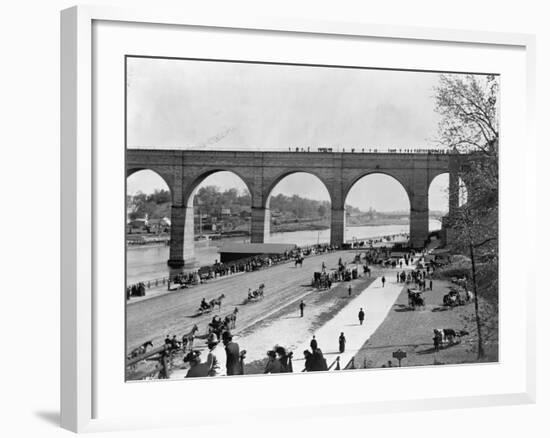 The Speedway and High Bridge-null-Framed Photographic Print