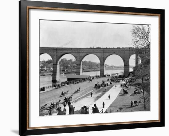 The Speedway and High Bridge-null-Framed Photographic Print