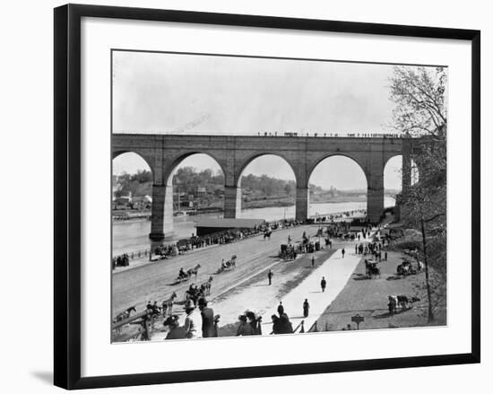 The Speedway and High Bridge-null-Framed Photographic Print