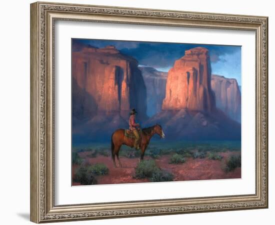 The Spell of Monument Valley-Jack Sorenson-Framed Art Print