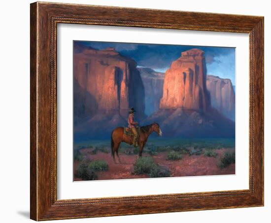 The Spell of Monument Valley-Jack Sorenson-Framed Art Print