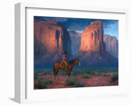 The Spell of Monument Valley-Jack Sorenson-Framed Art Print