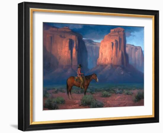 The Spell of Monument Valley-Jack Sorenson-Framed Art Print