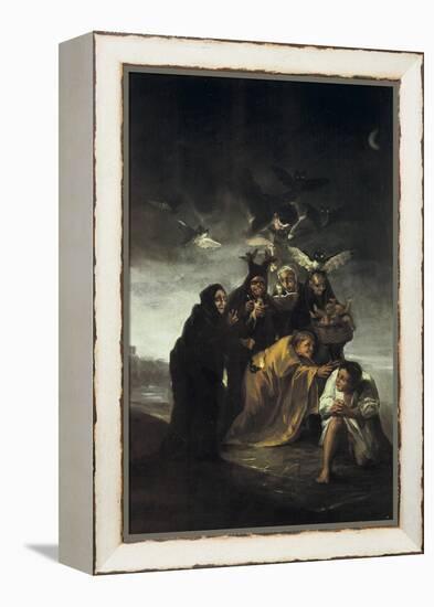 The Spell or the Witches-Francisco de Goya-Framed Stretched Canvas