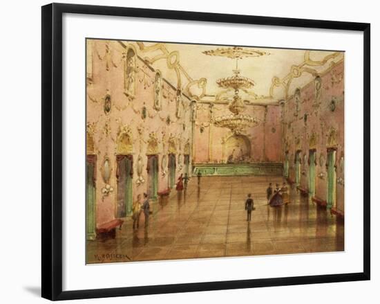 The Sperl Saal, Dancehall Where Johann Strauss' Waltzes Were Played-Kerpel Lipot-Framed Giclee Print