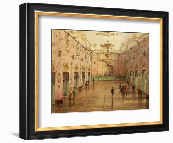 The Sperl Saal, Dancehall Where Johann Strauss' Waltzes Were Played-Kerpel Lipot-Framed Giclee Print
