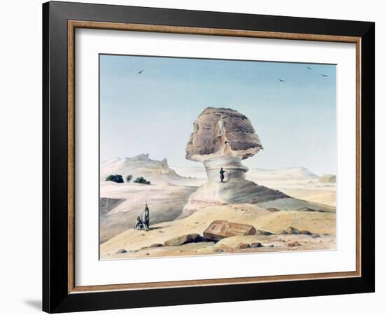 The Sphinx, 19th Century-Emile Prisse d'Avennes-Framed Giclee Print