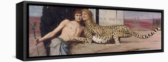 The Sphinx (Also: the Arts, Or: the Tenderness), 1896-Fernand Khnopff-Framed Premier Image Canvas