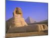 The Sphinx and Pyramid of Cheops at Sunrise, Giza, Cairo, Egypt-Sylvain Grandadam-Mounted Photographic Print