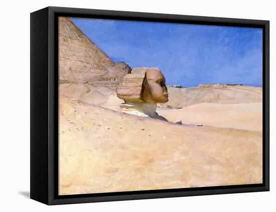The Sphinx at Midday in Summer, C.1885 (Oil on Board)-William Blake Richmond-Framed Premier Image Canvas