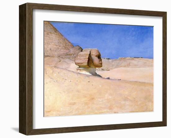 The Sphinx at Midday in Summer, C.1885 (Oil on Board)-William Blake Richmond-Framed Giclee Print