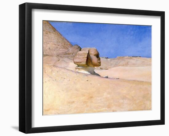 The Sphinx at Midday in Summer, C.1885 (Oil on Board)-William Blake Richmond-Framed Giclee Print