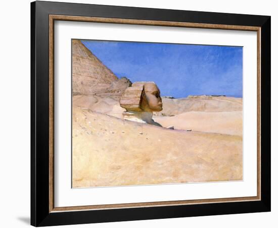 The Sphinx at Midday in Summer, C.1885 (Oil on Board)-William Blake Richmond-Framed Giclee Print