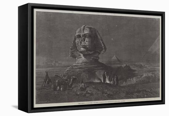 The Sphinx at Midnight, in the Exhibition of the Royal Academy-Frank Dillon-Framed Premier Image Canvas