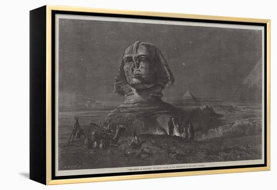 The Sphinx at Midnight, in the Exhibition of the Royal Academy-Frank Dillon-Framed Premier Image Canvas