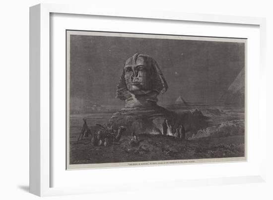 The Sphinx at Midnight, in the Exhibition of the Royal Academy-Frank Dillon-Framed Giclee Print