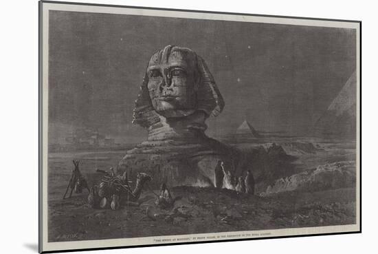 The Sphinx at Midnight, in the Exhibition of the Royal Academy-Frank Dillon-Mounted Giclee Print