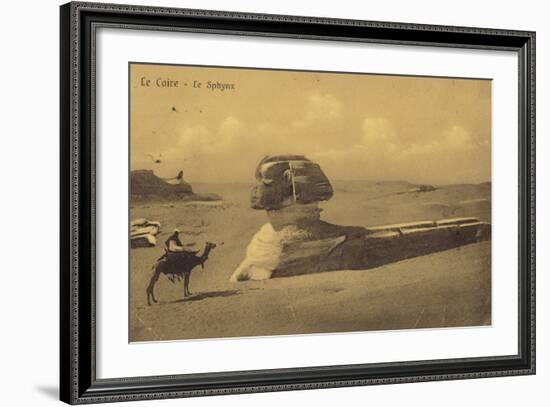 The Sphinx, Cairo, Egypt-null-Framed Photographic Print