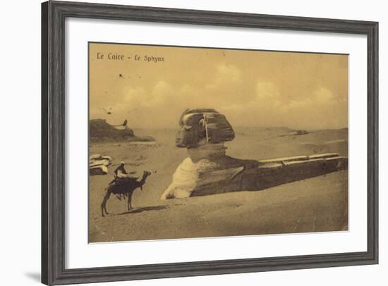 The Sphinx, Cairo, Egypt-null-Framed Photographic Print