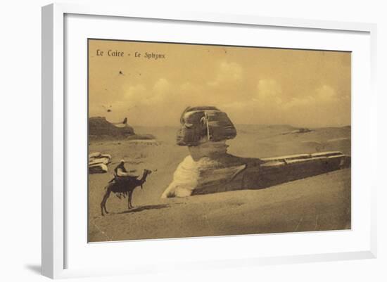 The Sphinx, Cairo, Egypt-null-Framed Photographic Print