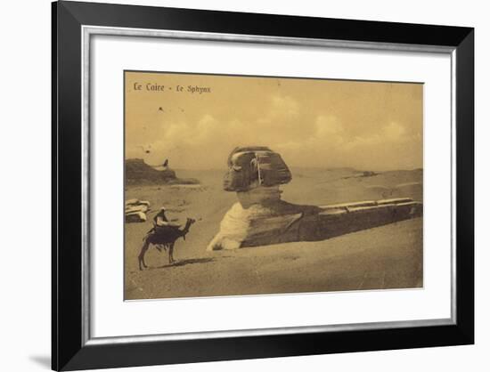 The Sphinx, Cairo, Egypt-null-Framed Photographic Print