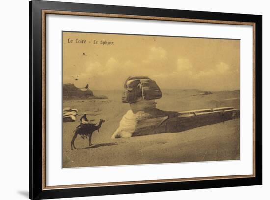 The Sphinx, Cairo, Egypt-null-Framed Photographic Print