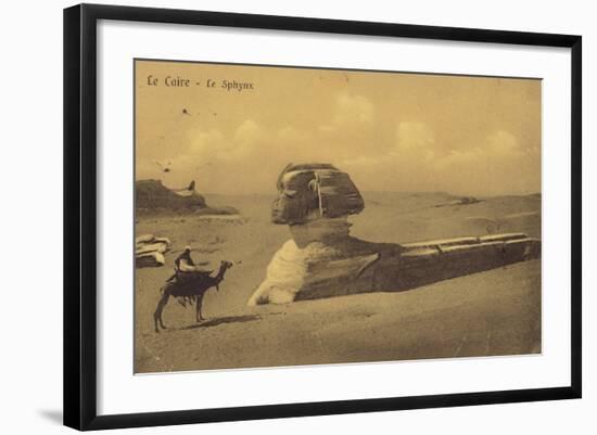 The Sphinx, Cairo, Egypt-null-Framed Photographic Print