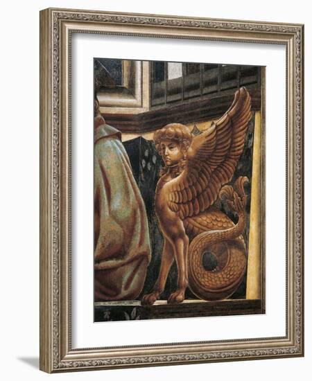 The Sphinx, Detail from the Last Supper, 1450-Andrea Del Castagno-Framed Giclee Print