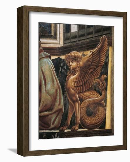 The Sphinx, Detail from the Last Supper, 1450-Andrea Del Castagno-Framed Giclee Print