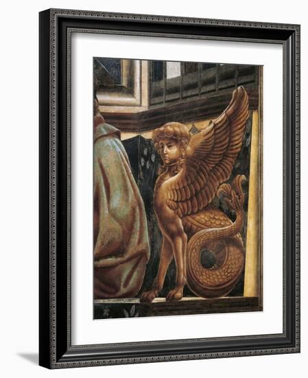 The Sphinx, Detail from the Last Supper, 1450-Andrea Del Castagno-Framed Giclee Print