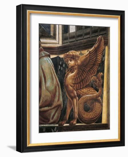 The Sphinx, Detail from the Last Supper, 1450-Andrea Del Castagno-Framed Giclee Print