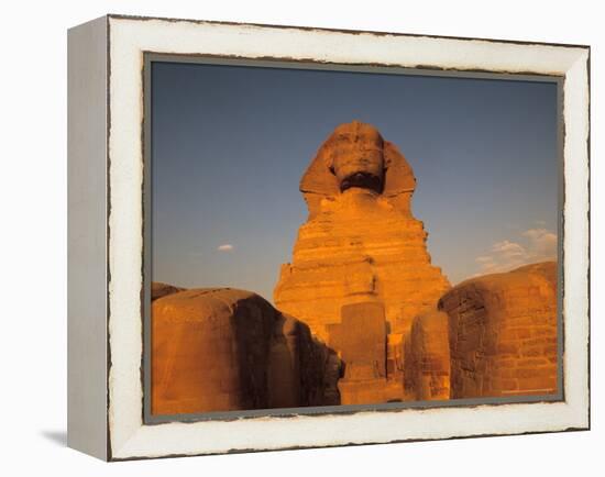 The Sphinx, Dream Stele, Giza, Egypt-Kenneth Garrett-Framed Premier Image Canvas