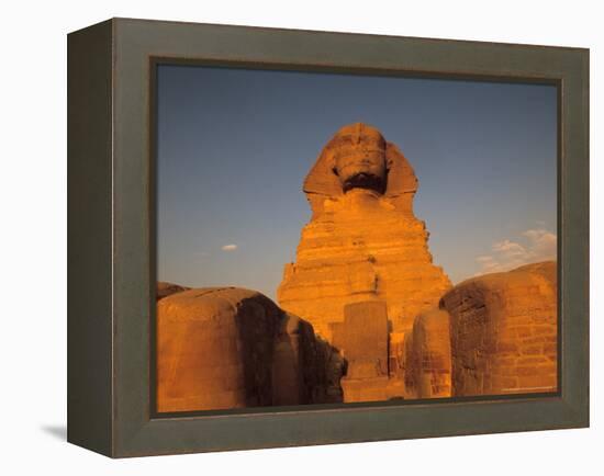 The Sphinx, Dream Stele, Giza, Egypt-Kenneth Garrett-Framed Premier Image Canvas