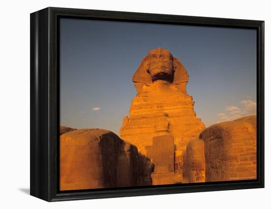 The Sphinx, Dream Stele, Giza, Egypt-Kenneth Garrett-Framed Premier Image Canvas