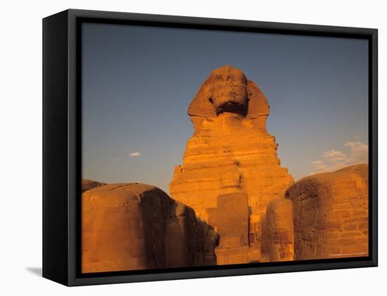 The Sphinx, Dream Stele, Giza, Egypt-Kenneth Garrett-Framed Premier Image Canvas
