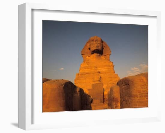 The Sphinx, Dream Stele, Giza, Egypt-Kenneth Garrett-Framed Photographic Print