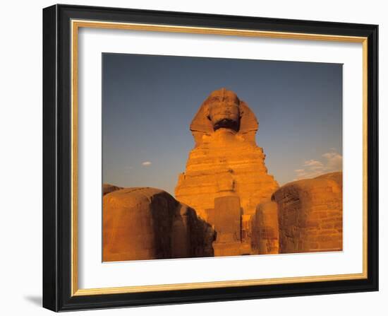 The Sphinx, Dream Stele, Giza, Egypt-Kenneth Garrett-Framed Photographic Print