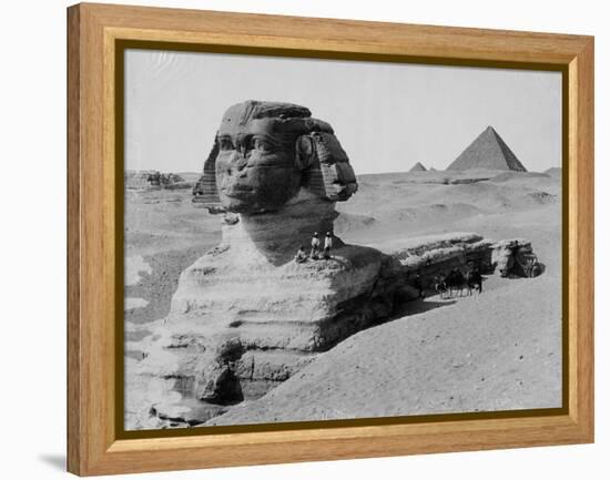 The Sphinx, Egypt, c.1890-1923-null-Framed Premier Image Canvas