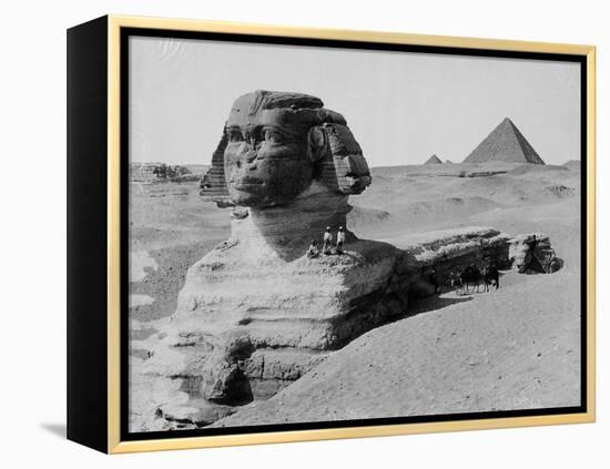 The Sphinx, Egypt, c.1890-1923-null-Framed Premier Image Canvas