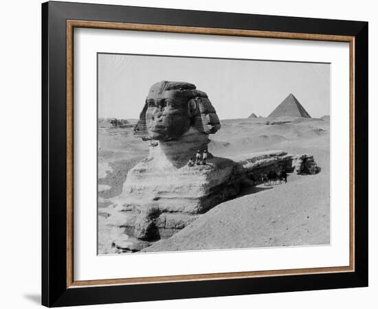 The Sphinx, Egypt, c.1890-1923-null-Framed Photographic Print