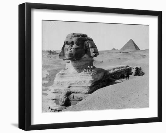 The Sphinx, Egypt, c.1890-1923-null-Framed Photographic Print