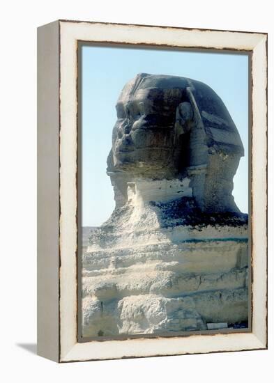 The Sphinx, Giza, Egypt, Period of Khafre, 4th Dynasty, 26th Century Bc-CM Dixon-Framed Premier Image Canvas