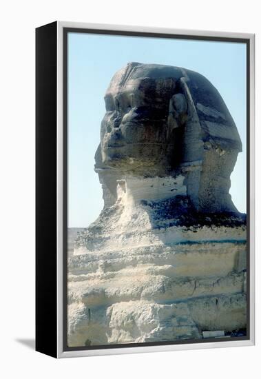 The Sphinx, Giza, Egypt, Period of Khafre, 4th Dynasty, 26th Century Bc-CM Dixon-Framed Premier Image Canvas