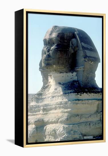 The Sphinx, Giza, Egypt, Period of Khafre, 4th Dynasty, 26th Century Bc-CM Dixon-Framed Premier Image Canvas