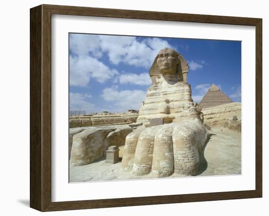 The Sphinx, Giza, Unesco World Heritage Site, Cairo, Egypt, North Africa, Africa-Adam Woolfitt-Framed Photographic Print