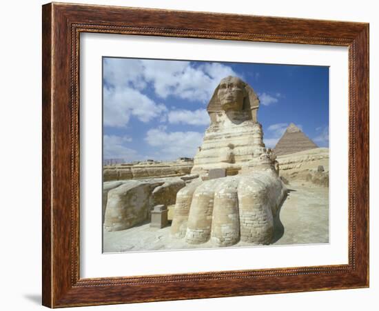 The Sphinx, Giza, Unesco World Heritage Site, Cairo, Egypt, North Africa, Africa-Adam Woolfitt-Framed Photographic Print